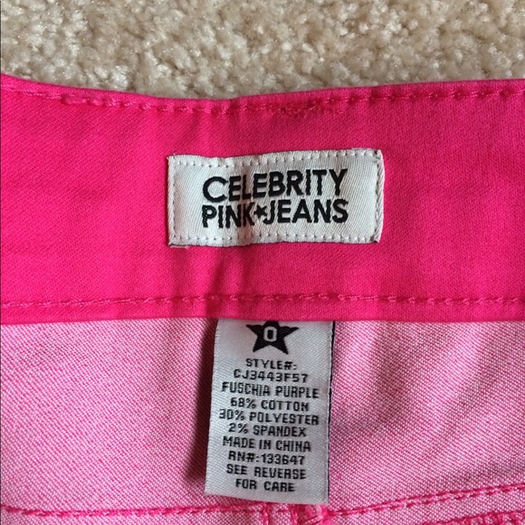 Celebrity Pink bright pink shorts - Picture 3 of 3